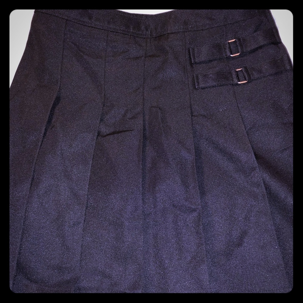 Black Skort  pleated girls 14